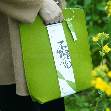 禮品訂造手提毛氈禮品袋紀念品