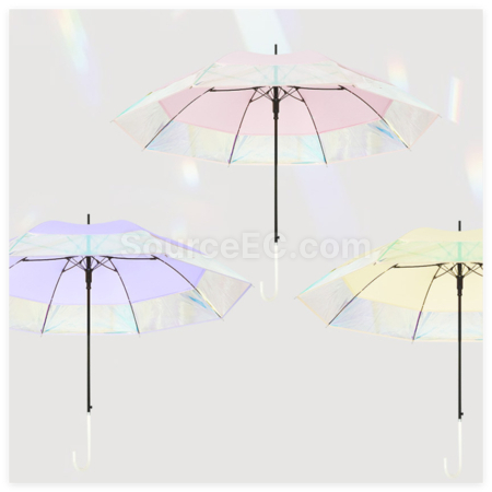 禮品訂造極光鐳射幻彩雨傘紀念品