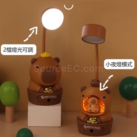 禮品訂造充電LED卡通公仔檯燈（帶鉛筆刨）紀念品