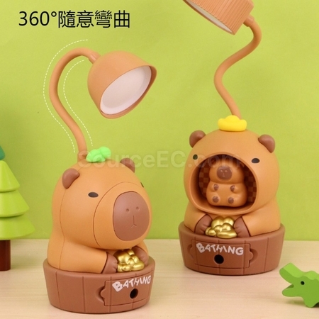 禮品訂造充電LED卡通公仔檯燈（帶鉛筆刨）紀念品
