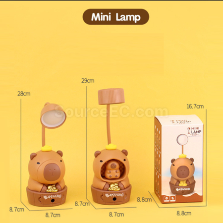禮品訂造充電LED卡通公仔檯燈（帶鉛筆刨）紀念品
