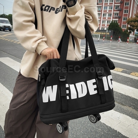 禮品訂造旅行可伸縮帶輪滑旅行袋紀念品
