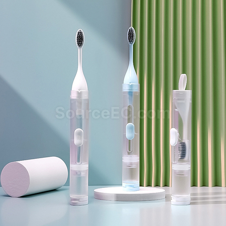 禮品訂造旅行用牙刷牙膏一體組合紀念品