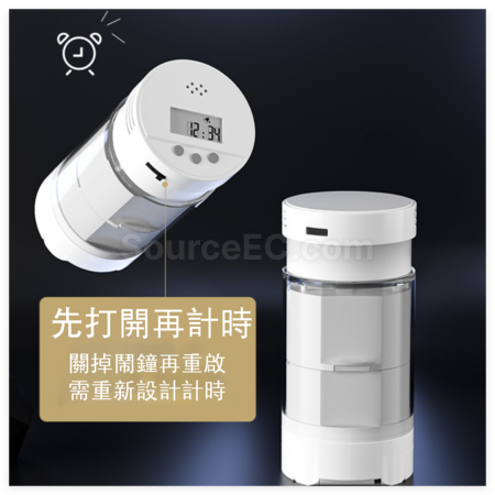 禮品訂造便攜計時分裝藥盒紀念品