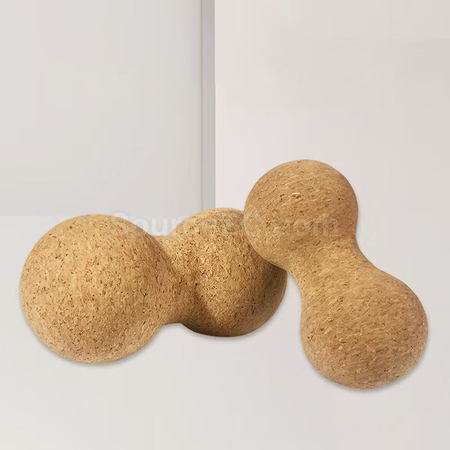 禮品訂造軟木瑜伽花生筋膜球紀念品