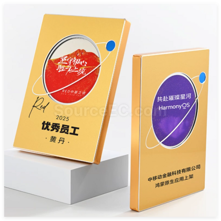 禮品訂造金屬流沙獎牌紀念品