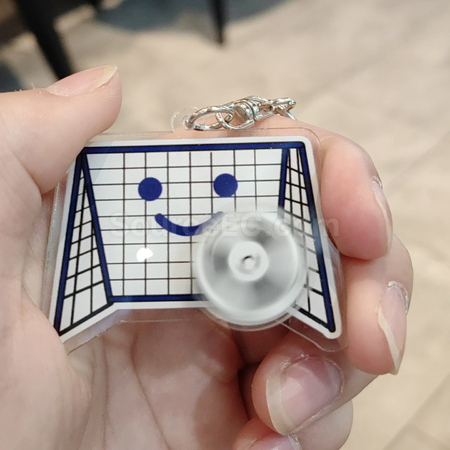 禮品訂造旋轉球類減壓鑰匙圈掛件紀念品