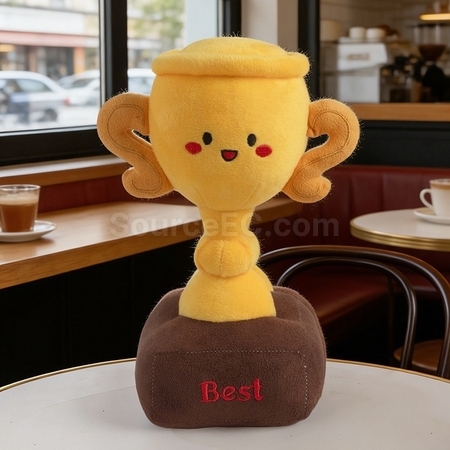 禮品訂造趣味毛絨獎盃紀念品