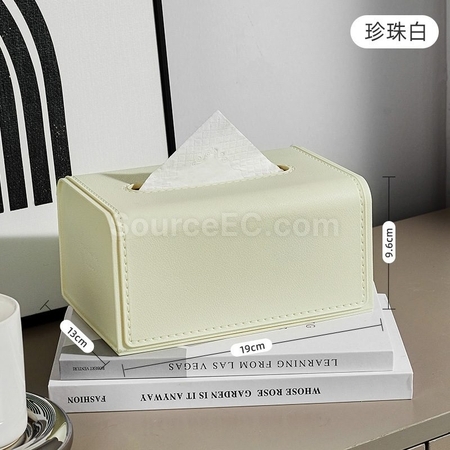 禮品訂造輕奢皮革家用客廳餐廳紙巾盒紀念品