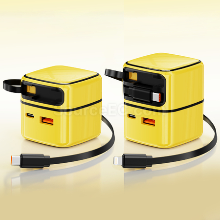 禮品訂造35W氮化鎵抽拉式充電器紀念品