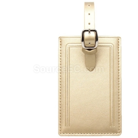 禮品訂造PU方形行李牌紀念品