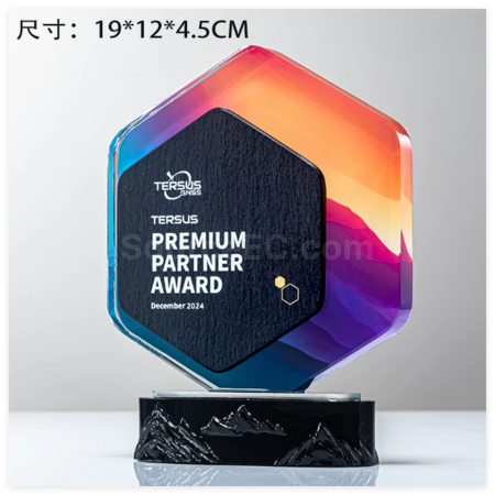 禮品訂造水晶大理石獎座紀念品