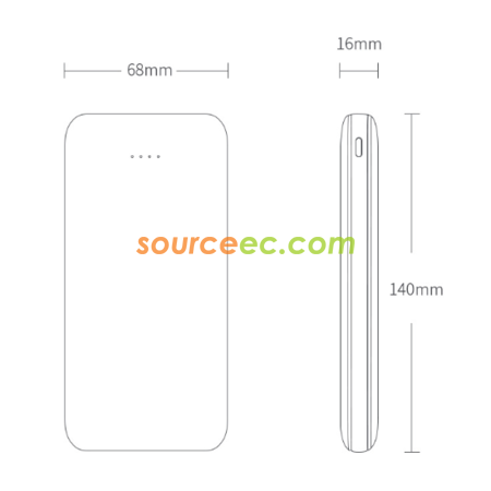 禮品訂造10000mAh行動電源紀念品