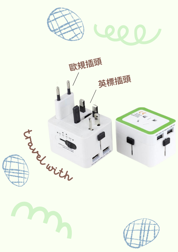 公司旅遊紀念品,客製化萬用轉接頭