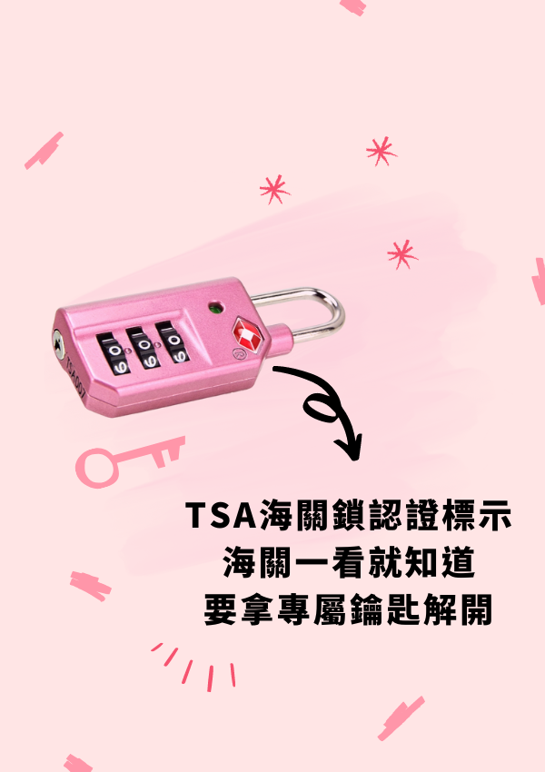 客製化國際通用海關鎖, 客製化TSA密碼鎖