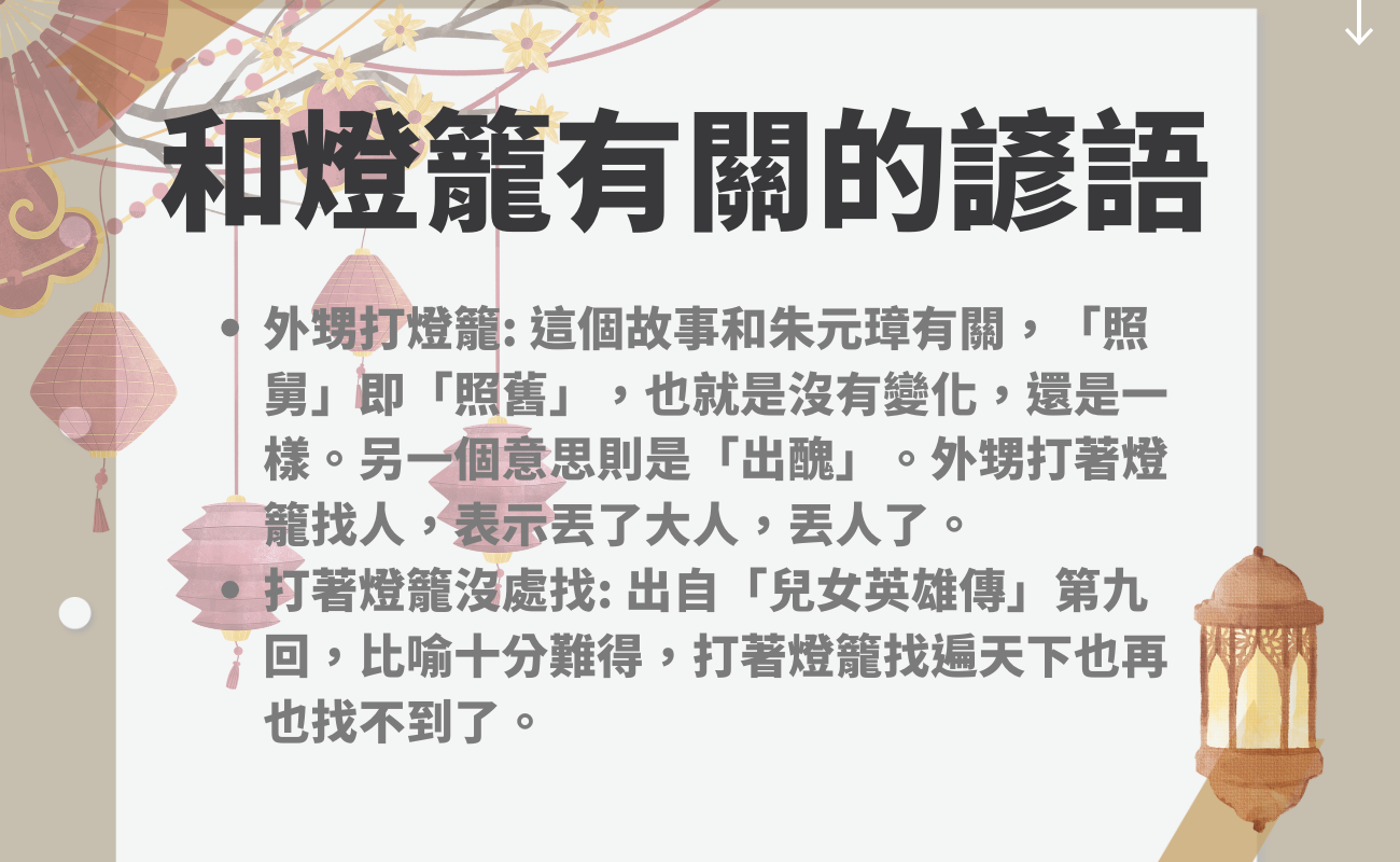 親子燈籠DIY