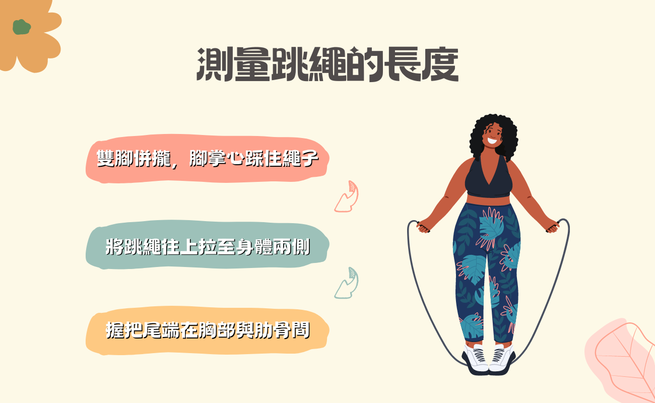 ​測量跳繩長度
