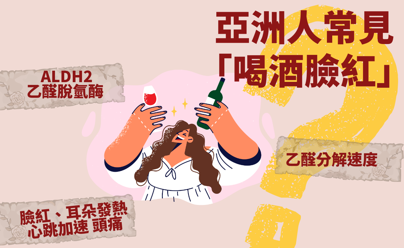 喝酒放鬆, 壓力紓解, 下班小酌, Sober Curious, 無酒精飲品, NoLo, 酒精與多巴胺, 亞洲人臉紅, 年輕人飲酒趨勢, 喝酒安全, 飲酒文化, ALDH2基因,酒具美學