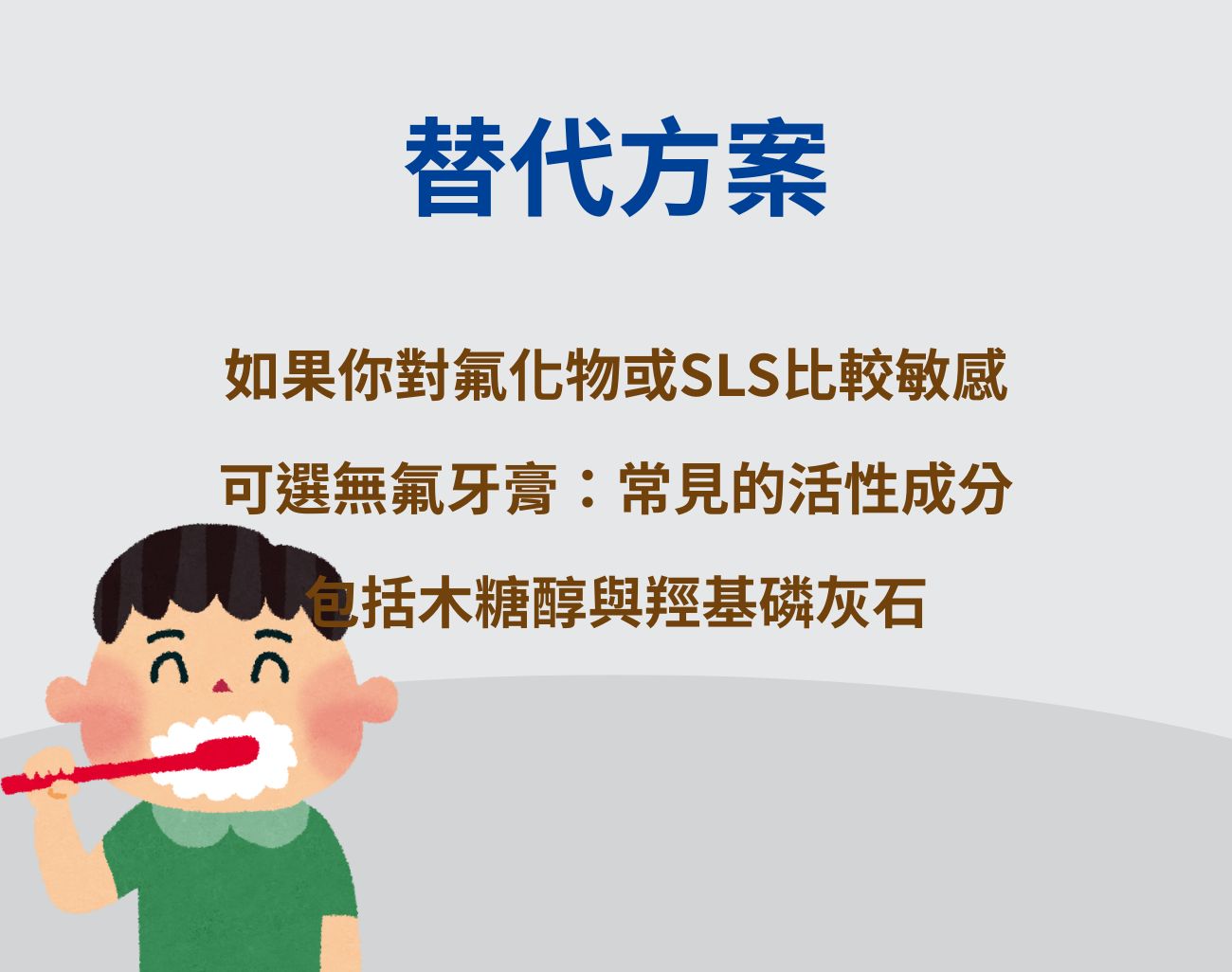 牙膏該不該加氟