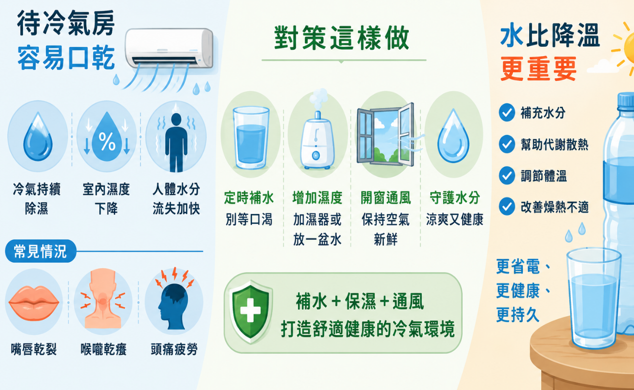 冷氣26度, 冷氣省電方法, 循環扇冷氣推薦, 冷氣房口乾, 夏季客製化禮品, ESG企業禮品, 冰霸杯客製, 客製化保溫瓶