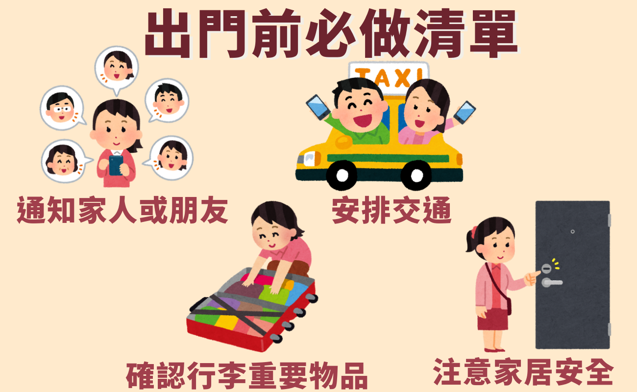 旅遊前注意事項