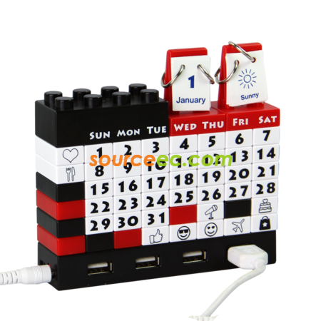 禮品訂造Gattola HUB積木檯曆紀念品