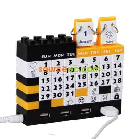 禮品訂造Gattola HUB積木檯曆紀念品