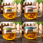 玻璃花茶杯