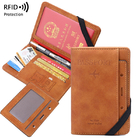 RFID PU護照套加卡包